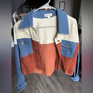 Cropped Corduroy Jacket